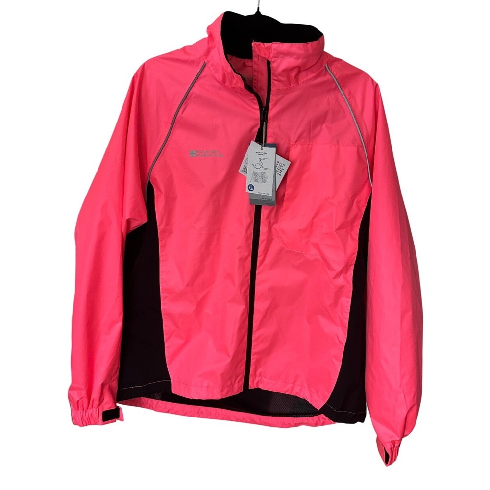 Mountain Warehouse Adrenaline Waterproof Jacket Pink Black Womens 14 NWT 017032
